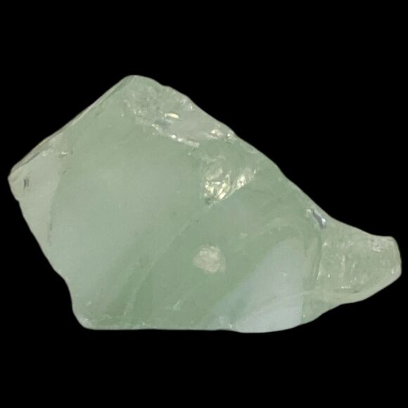 Clear Opalescent Milk Glass Art Glass Cullet Glowing Manganese Slag #4GX269 - Picture 6 of 7